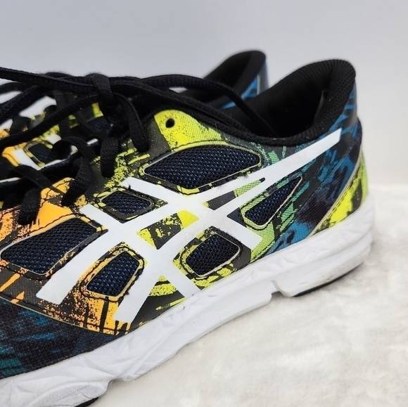 Asics 33-OGA Leather Lace Up Black Orange Athletic Shoes Unisex Mens 6 Womens 8 - Picture 5 of 14